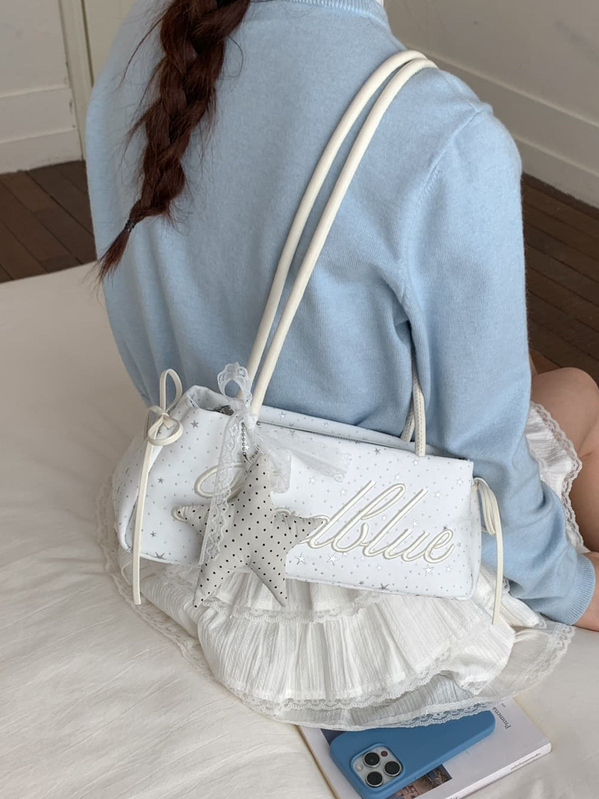 Graceful Durable Sweet Outing Fashion Baguette Bags