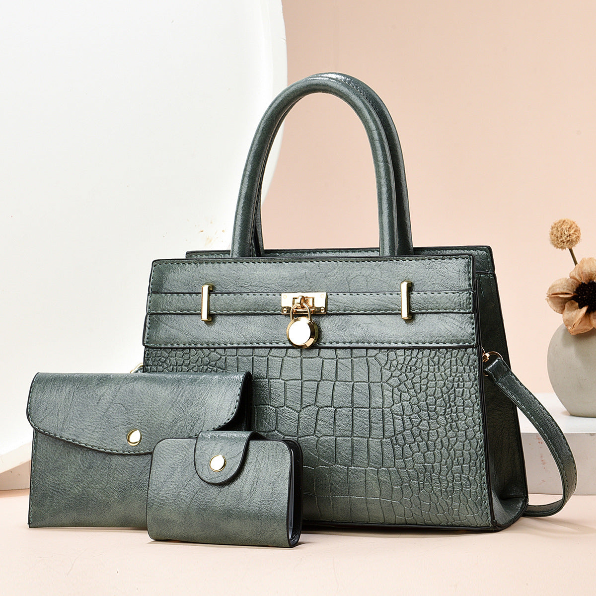 Classic Women's Spring Portable Fashion Big Women's Shoulder Bag