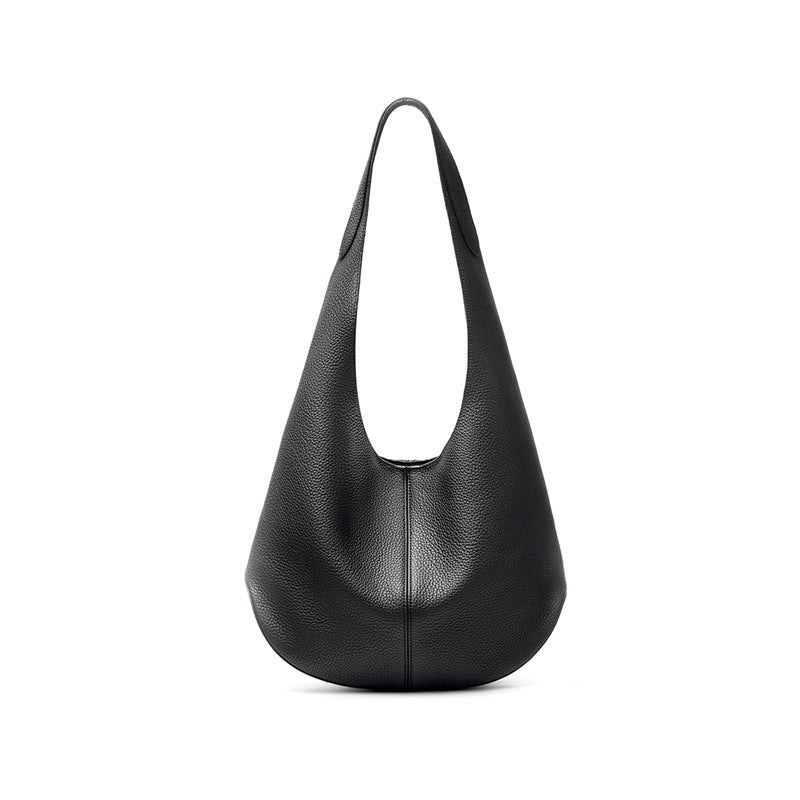 Women's Underarm Versatile Style First Layer Cowhide Commuter High-grade Tote Bag