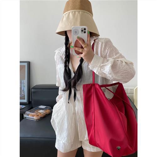 Niche High-grade Simple Large Capacity Commuter Female Bucket Bag