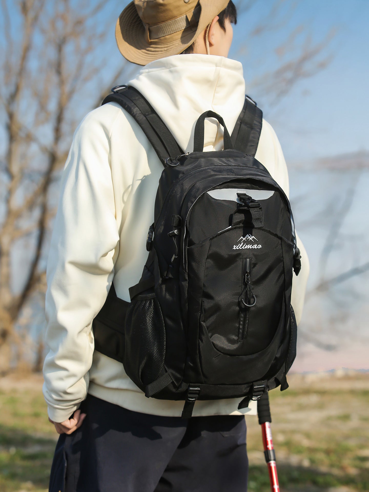 Women's & Men's Large Capacity Hiking Lightweight Simple Backpacks