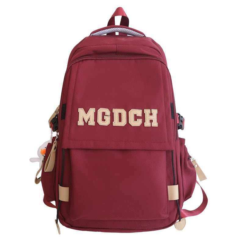 Women's & Men's Large Capacity Junior High Burden Reduction Leisure Backpack
