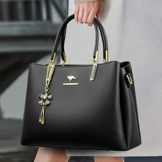 Women's Fashion Business Retro High-grade Multi Compartment Bags