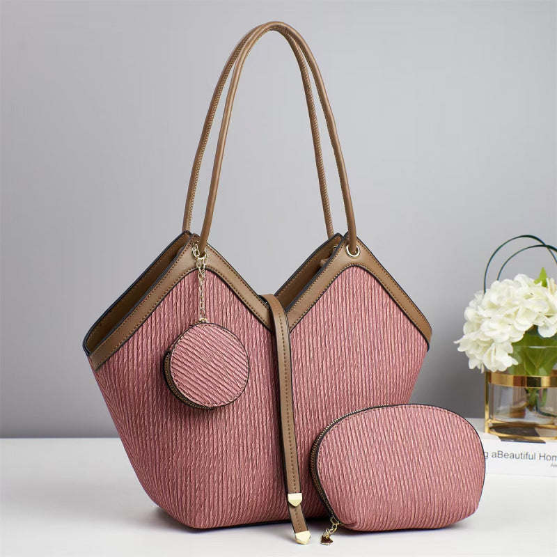 Charming Women's Big Graceful Korean Style Shoulder Bags