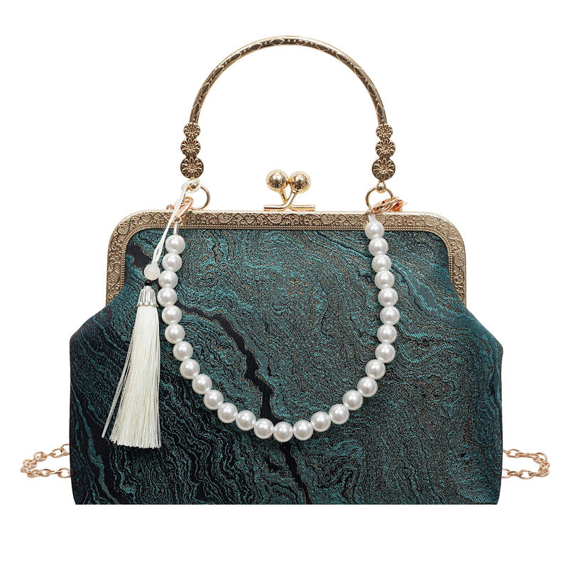 Women's Cheongsam Chinese Style Embroidery Portable Fashion Women's Shoulder Bag