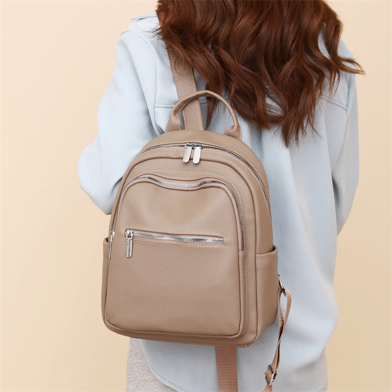 Women's Portable Traveling Textured Large Capacity Women's Backpack
