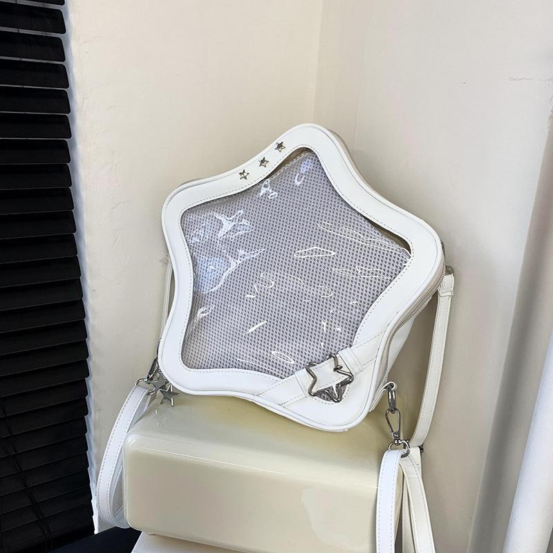 Cute Mini Two-dimensional Bar Cartoon Sweet Cool Women's Shoulder Bag