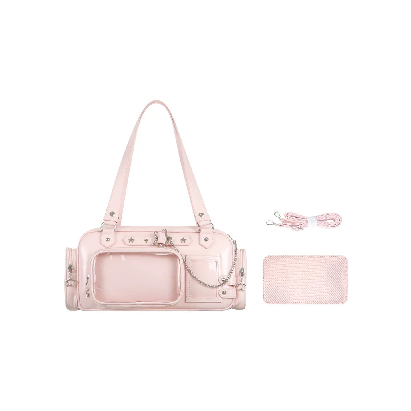 Large Capacity Two-dimensional Uniform Cartoon Fashion Simple Underarm Bag