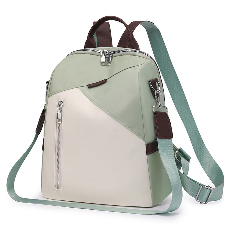 Classic Lightweight Fashion Stitching Trendy Simple Women's Backpack