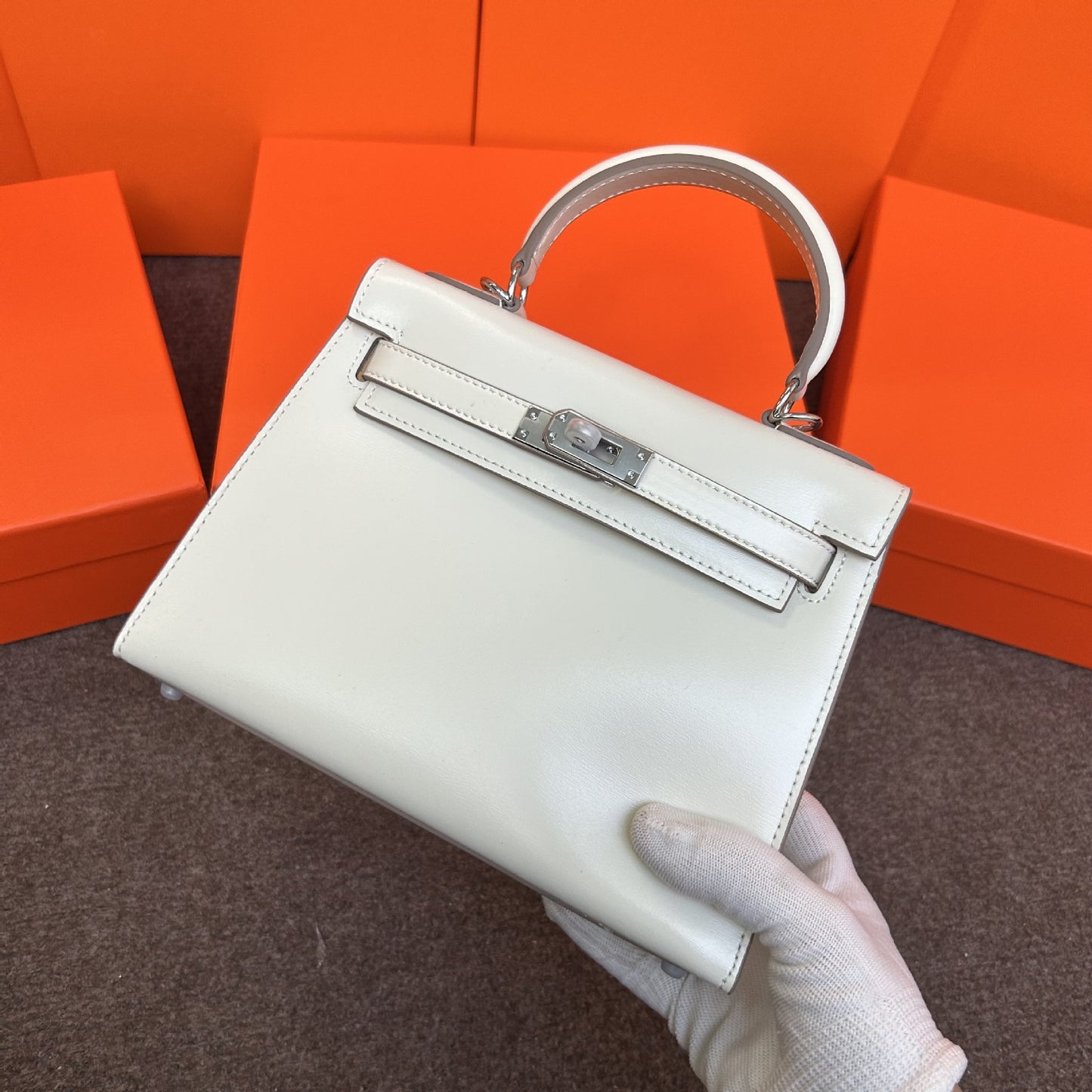 Women's Leather Glossy Cowhide Jim Kelly Second Generation Bags