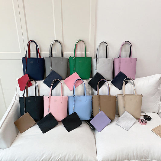 Women's Double-sided Portable Mother Thickened Shopping Commuting Trend Bags