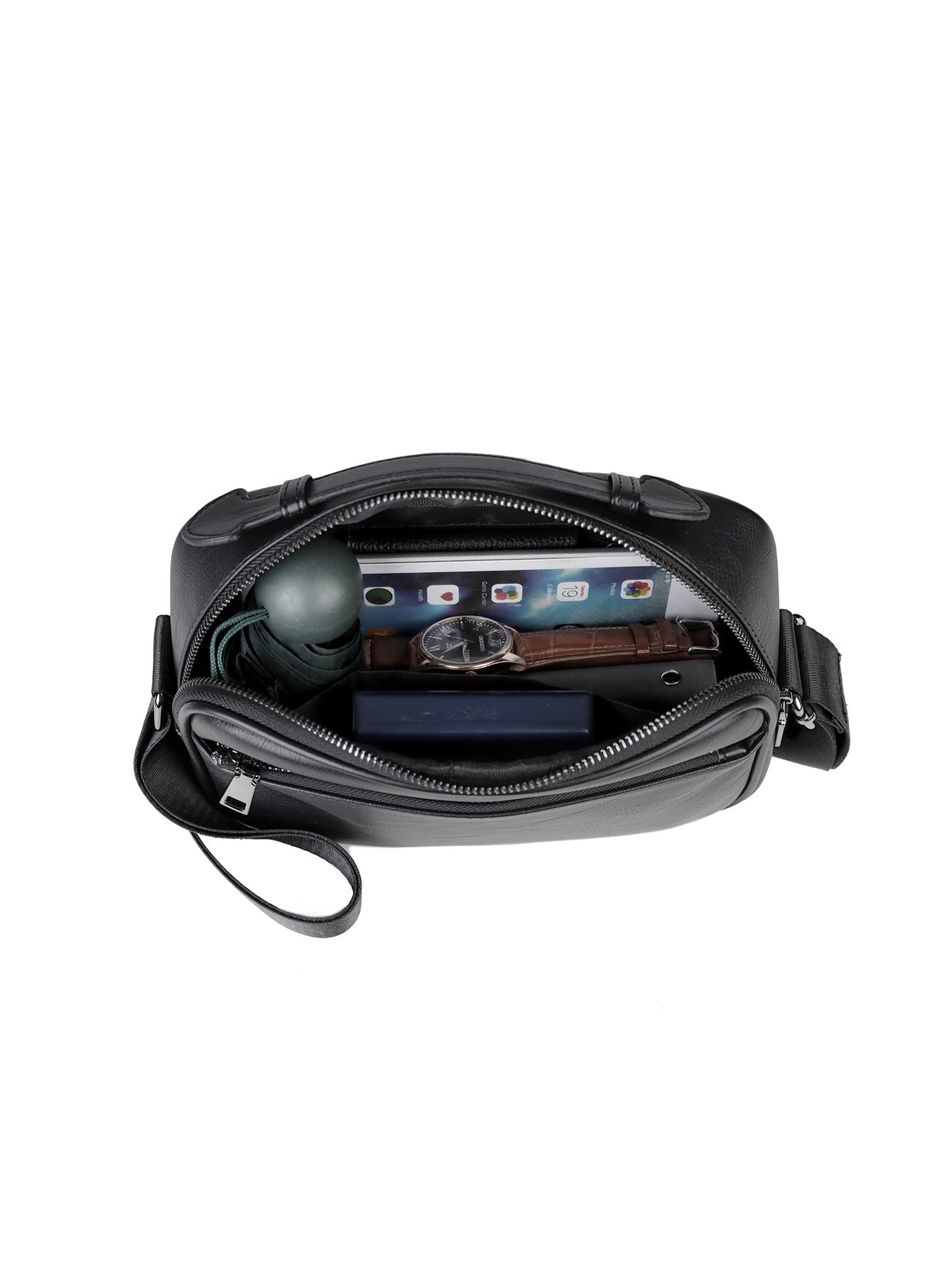 Men's Personality Simple Fashion Green Large Capacity Men's Messenger Bag