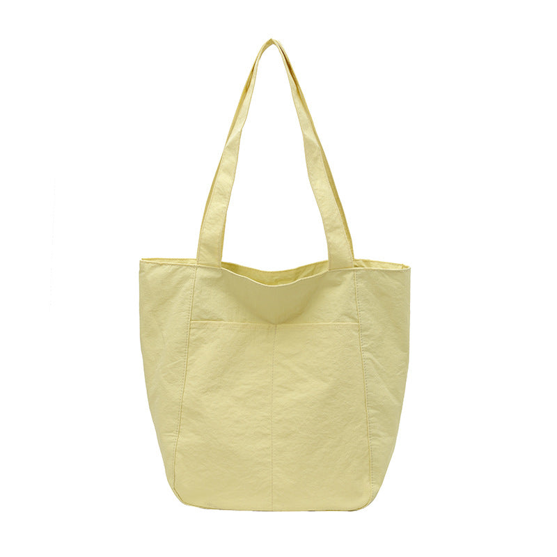 Women's Korean Spring Nylon Cloth Simple Underarm Bag