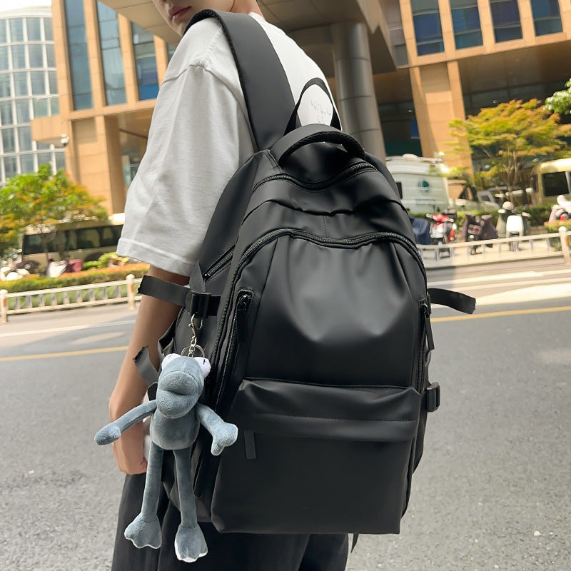 Men's Textured Waterproof Trendy Junior's Female College Women's Backpack