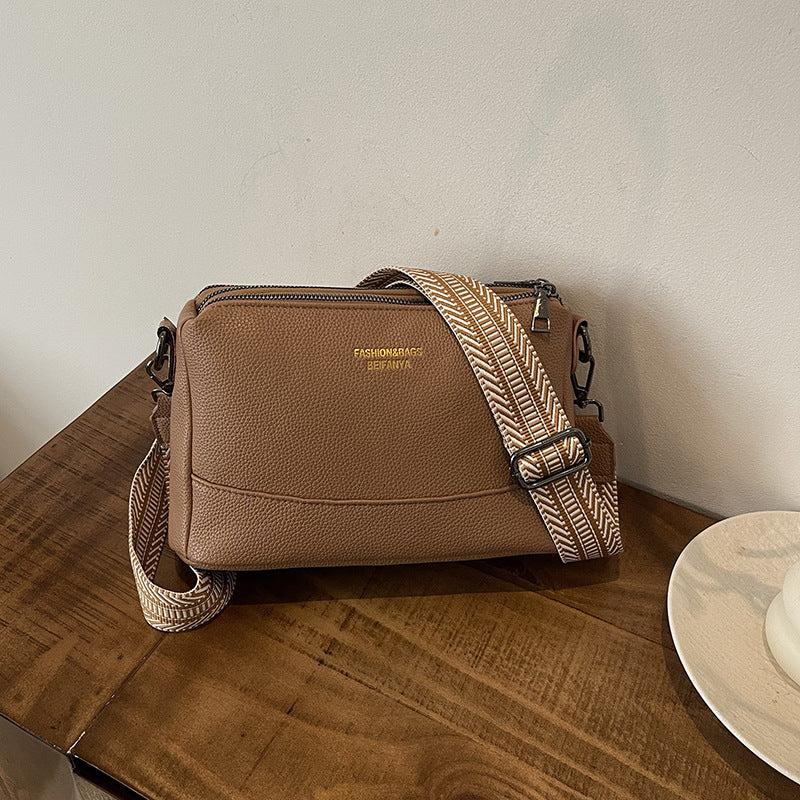 Women's Trendy Simple High-grade Large Capacity Elegant Soft Women's Messenger Bag