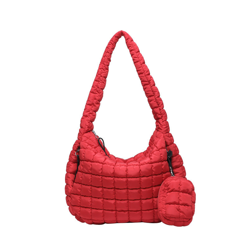 Pleated Cloud Portable Mother Dumpling Large Capacity Bags