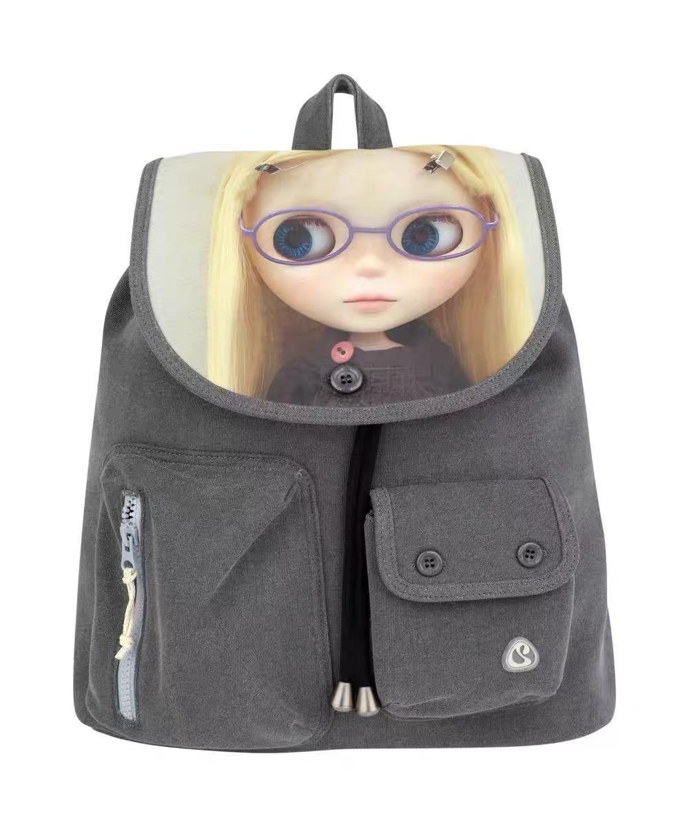 Gothic Style Large Capacity Niche Cartoon Women's Backpack