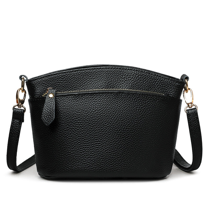 Women's Triple Zipper Portable Dumpling Practical Classic Women's Messenger Bag