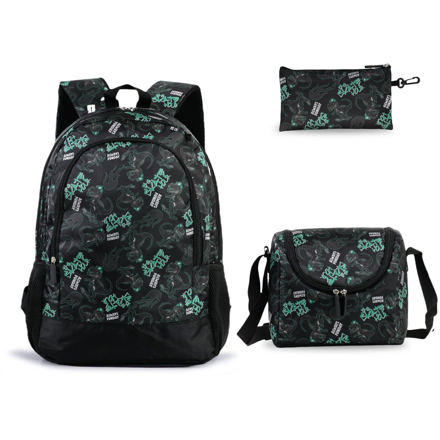 Elements Game Love Three-piece Portable Burden Leisure Backpack