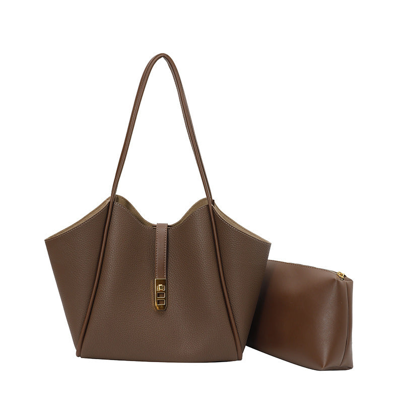 Women's Simple Retro Daily Commuter High Sense Underarm Bag