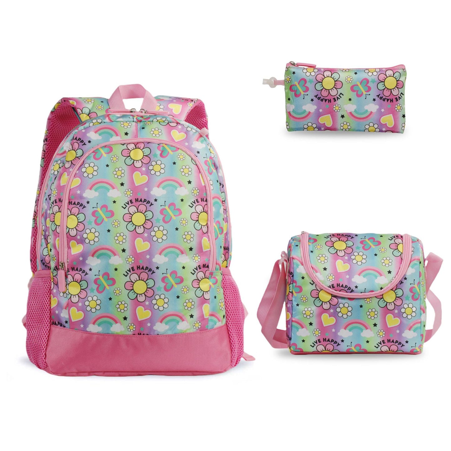 Elements Game Love Three-piece Portable Burden Leisure Backpack
