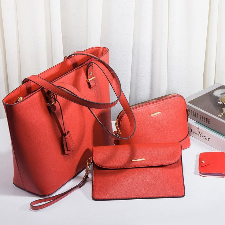 Women's Trendy Retro Large Capacity Fashion Set Tote Bag