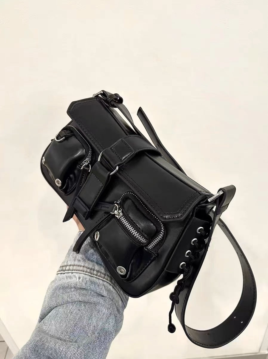 Women's Texture Trendy Cool Hot Underarm Baguette Bags