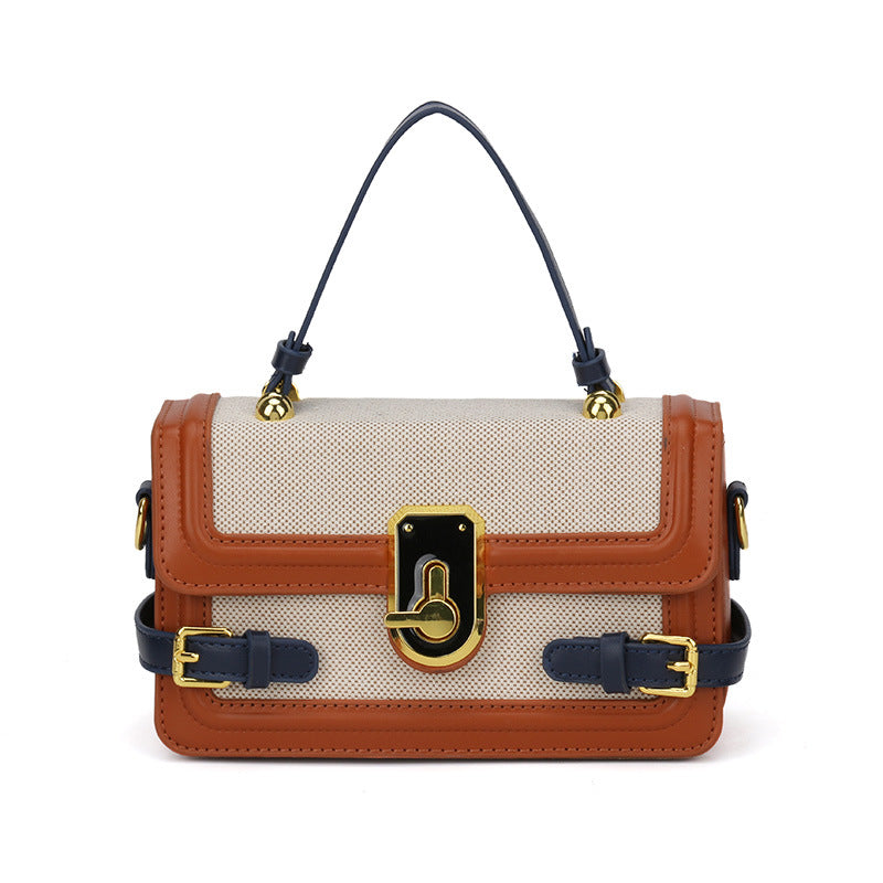 Versatile Fashion Trendy Niche High-grade Leather Small Square Bags