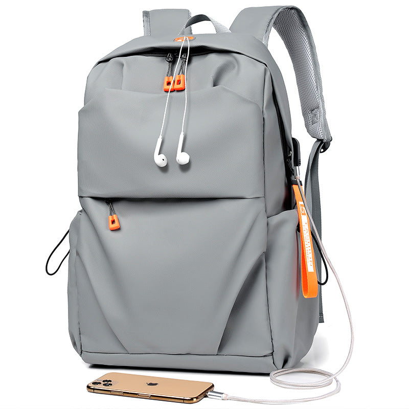 Men's Trendy Computer Large Capacity College Leisure Backpack