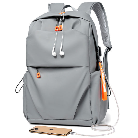 Men's Trendy Computer Large Capacity College Leisure Backpack