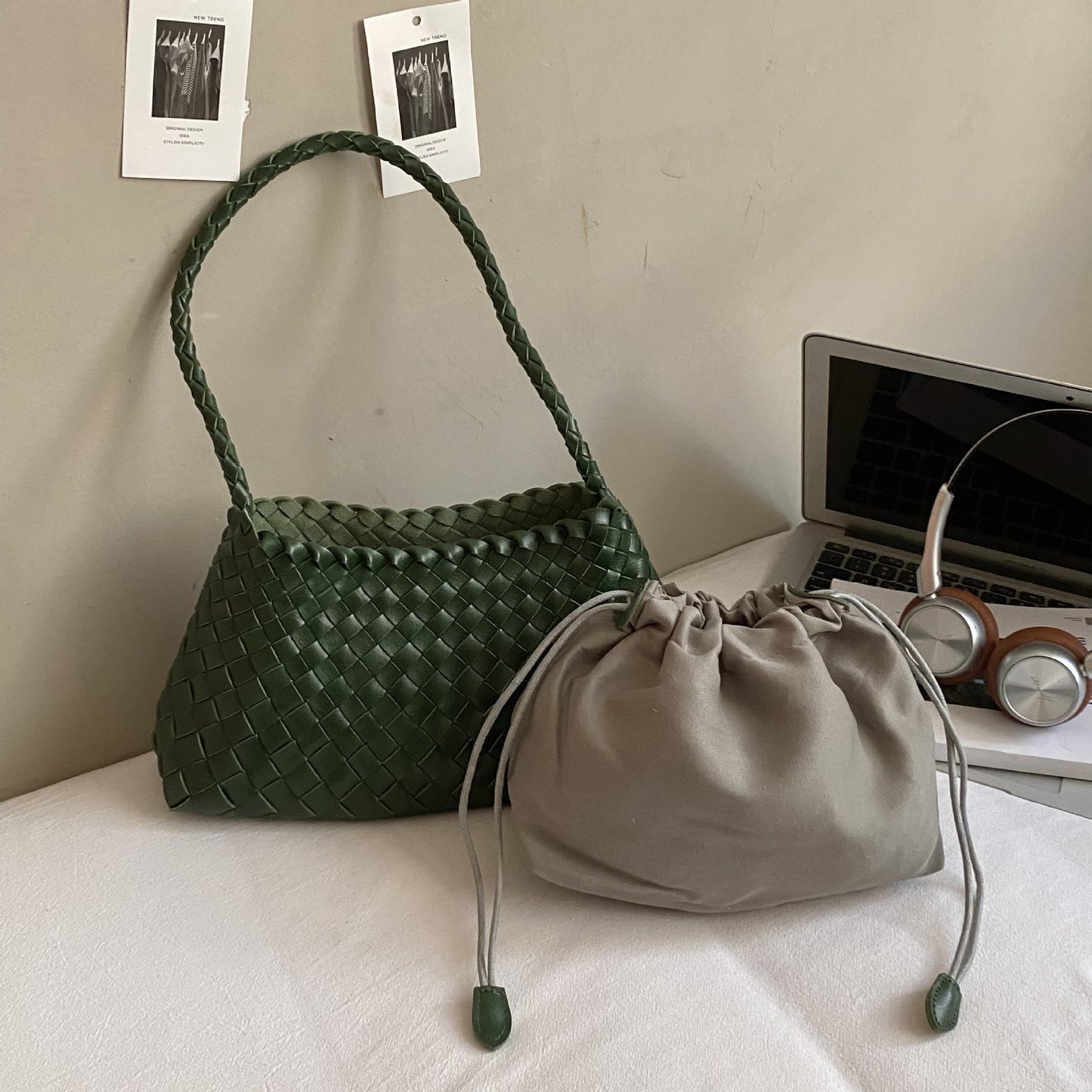 Minority Commuter Hand-woven French Vacation Vegetable Women's Shoulder Bag