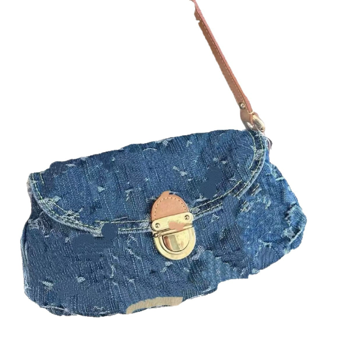 Donkey Underarm Denim Ingot Dumpling Twist Shoulder Bags