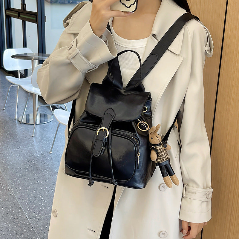 Women's Vintage Trendy Fashion Preppy Style Versatile Large Women's Backpack