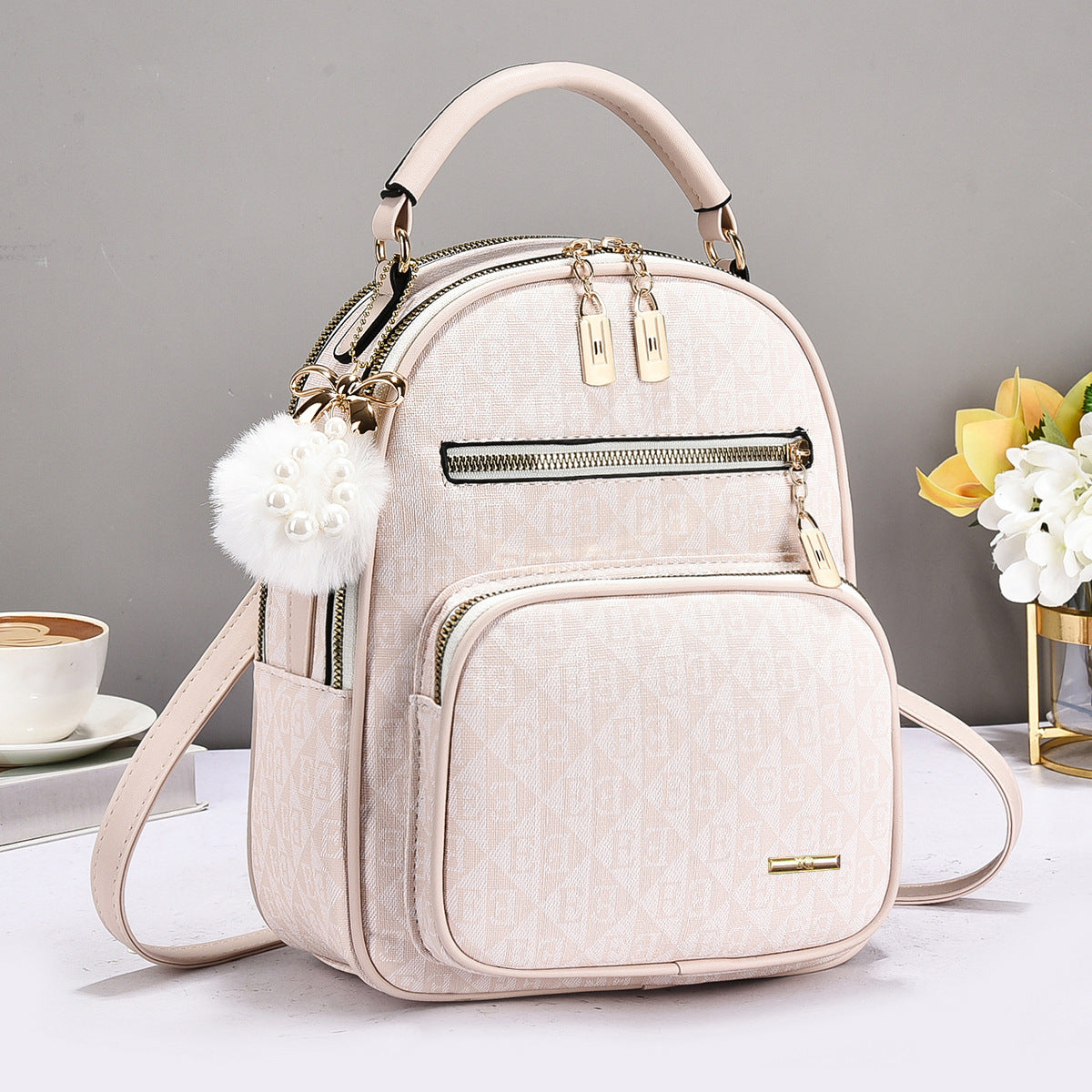New Slouchy Women's Fashion Printed Spring Backpacks