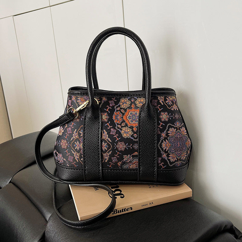 Handmade Self-made Cloth Material Chinese Style Embroidery Tote Bags