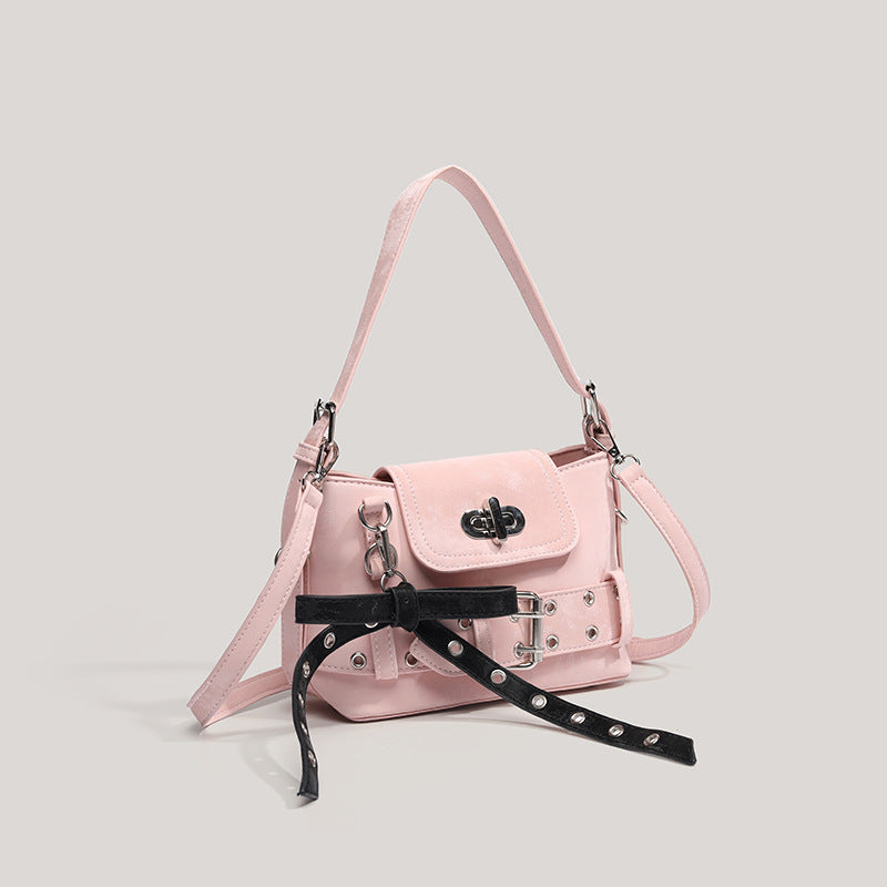 Design Bowknot Underarm Fashion Hot Motorcycle Women's Messenger Bag