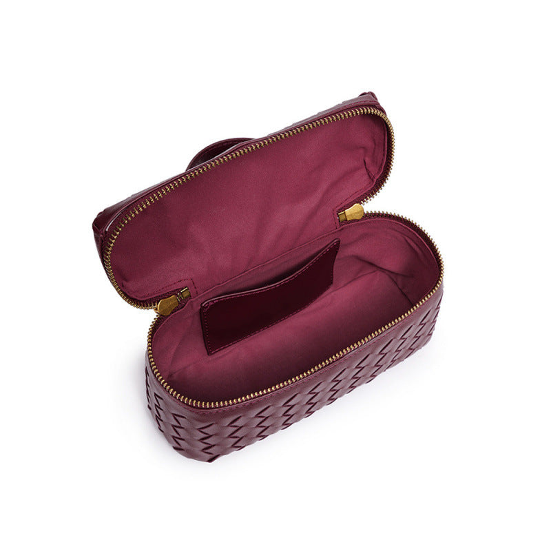 Hand-woven Lunch Box Practical Trendy Portable Women's Shoulder Bag
