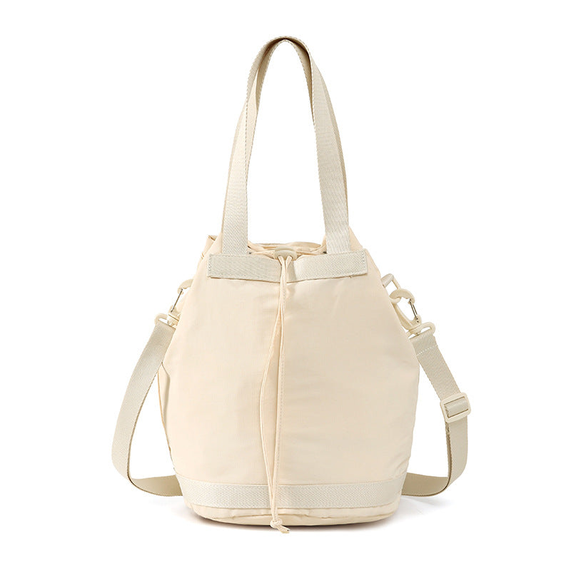 Drawstring Hand Large Capacity Strap Detachable Bucket Bag
