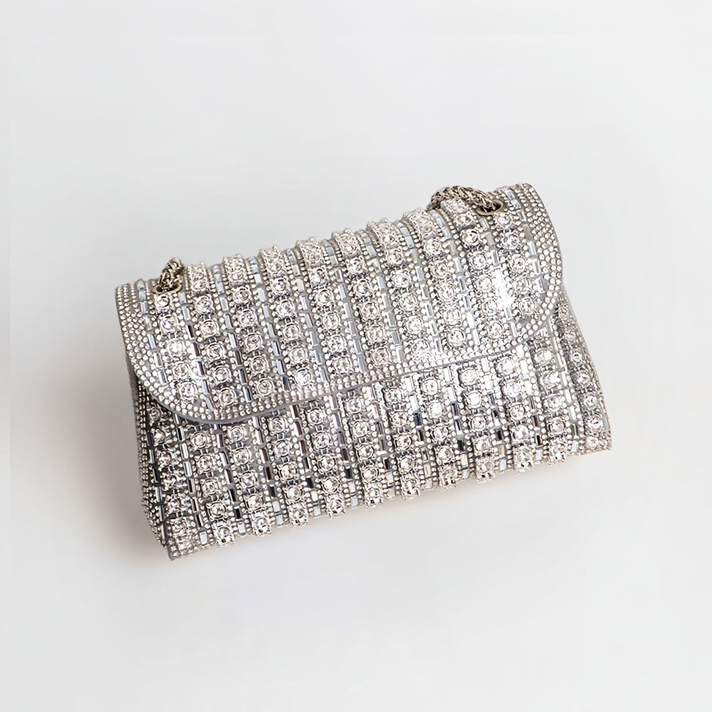 Colorful Diamond Banquet Underarm Dinner Premium Retro Women's Messenger Bag