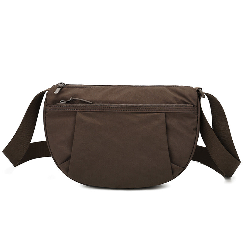 Women's Simple Nylon Cloth Light Luxury Minority Korean Dumplings Large Women's Shoulder Bag