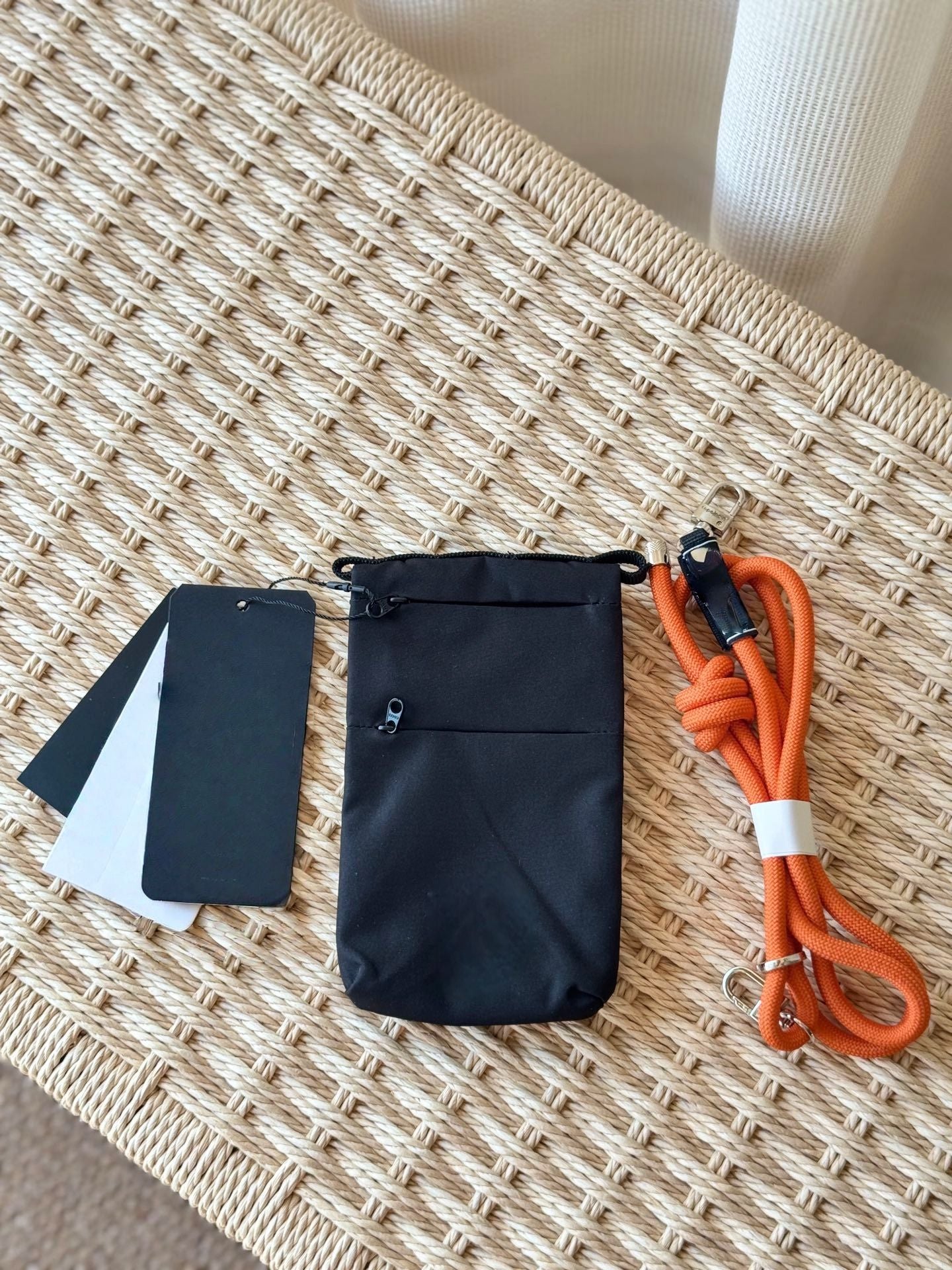Lin Update Folding Trendy Close-fitting Multifunctional Storage Mobile Phone Bag