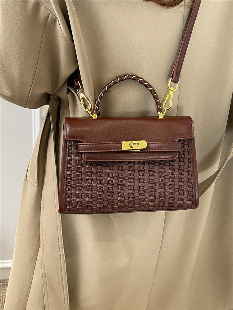 Women's Simple Fashion Western Style High Sense Small Square Bags
