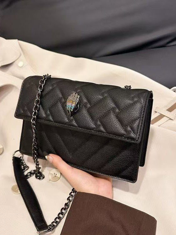 Women's Eagle Head Pouch Chain Contrast Color Bags