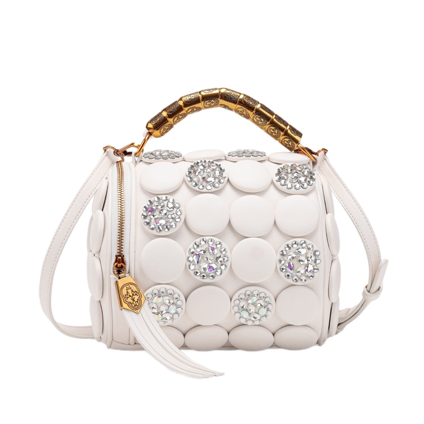 Beautiful Fashion Portable Minority Cylinder Pillow Women's Shoulder Bag