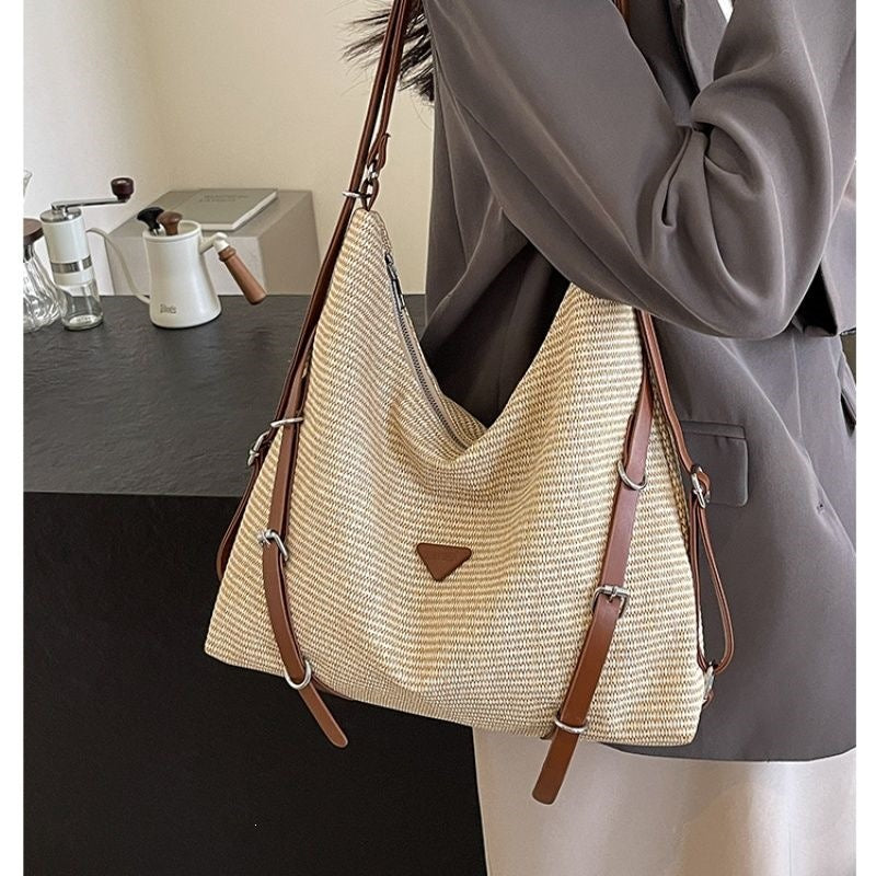 Women's Retro Style Good-looking Large Capacity Commuter Versatile Light Tote Bags