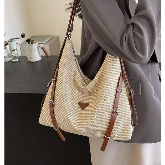 Women's Retro Style Good-looking Large Capacity Commuter Versatile Light Tote Bags