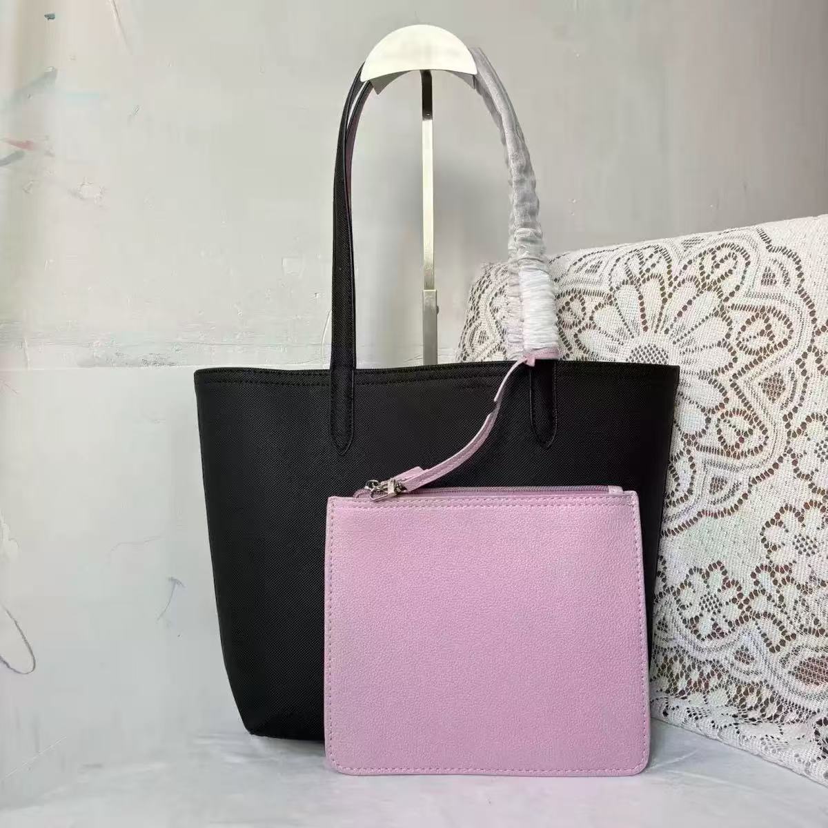 Women's French Double-sided Medium Color Matching Large Capacity Versatile Bags