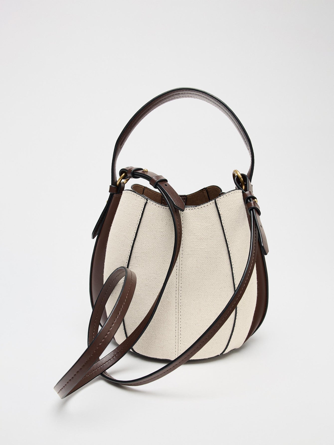 Winter Series String Decoration Drawstring Fashion Large Bucket Bags