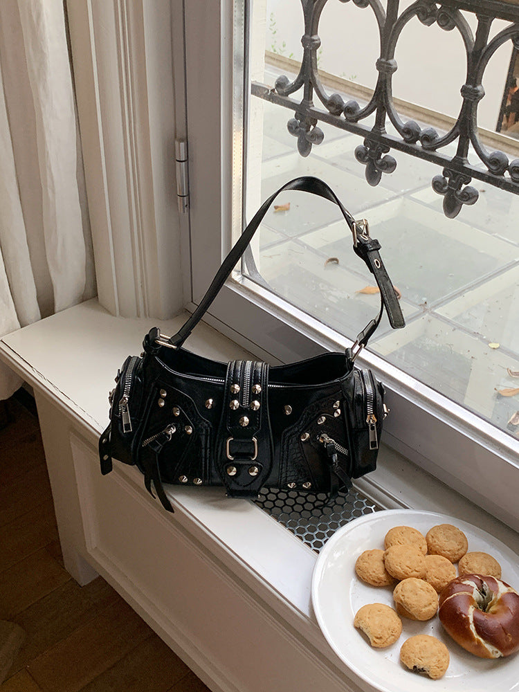 Women's Hot Niche Design Motorcycle Retro Commuter Bags