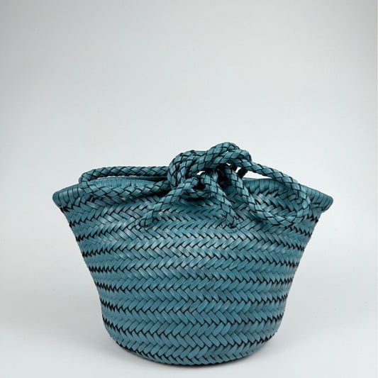 Z Home First Layer Cowhide Woven Bags